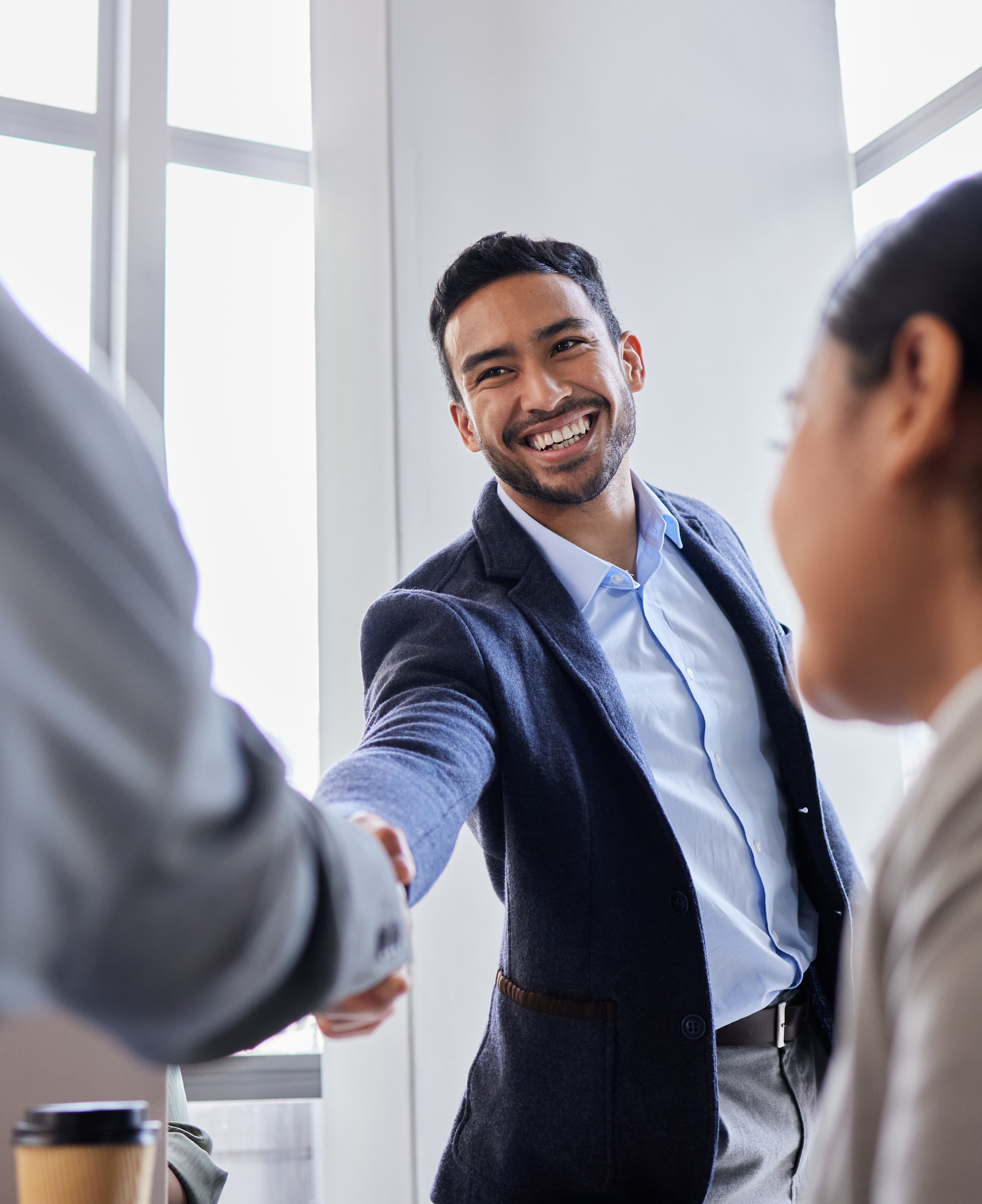 Attorneys shaking hands after building study materials students can trust